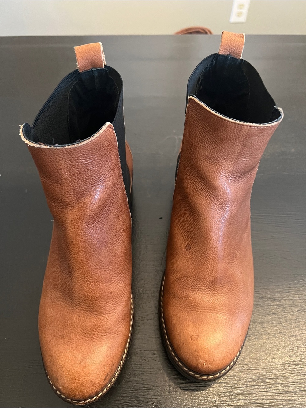 Anthropologie Women's Chelsea Ankle Boots in Brown Sz 40